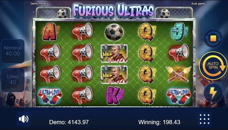 Furious Ultras – voittolinjat keloilla